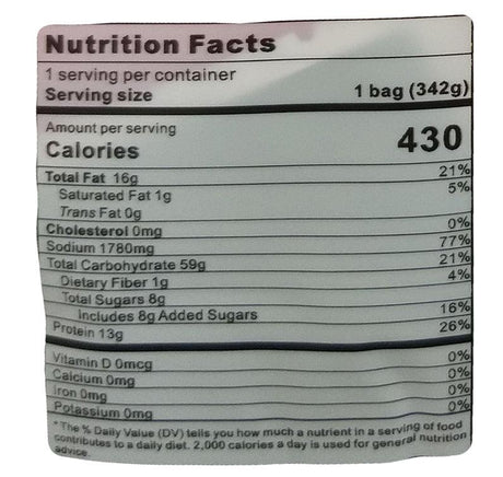 Sanyang Yishi - Pickled Cabbage Rice Noodle Soup, 12 Ounces, (1 Bag) - Mighty Depot