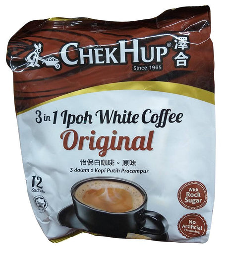 Chekhup - 3 in 1 Ipoh White Coffee (White), 1.05 Pounds, (1 Bag) - Mighty Depot