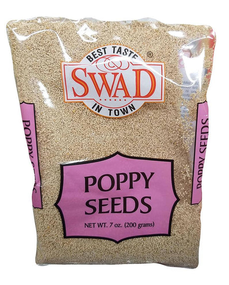 Swad - Poppy Seeds, 7 Ounces, (1 Bag) - Mighty Depot