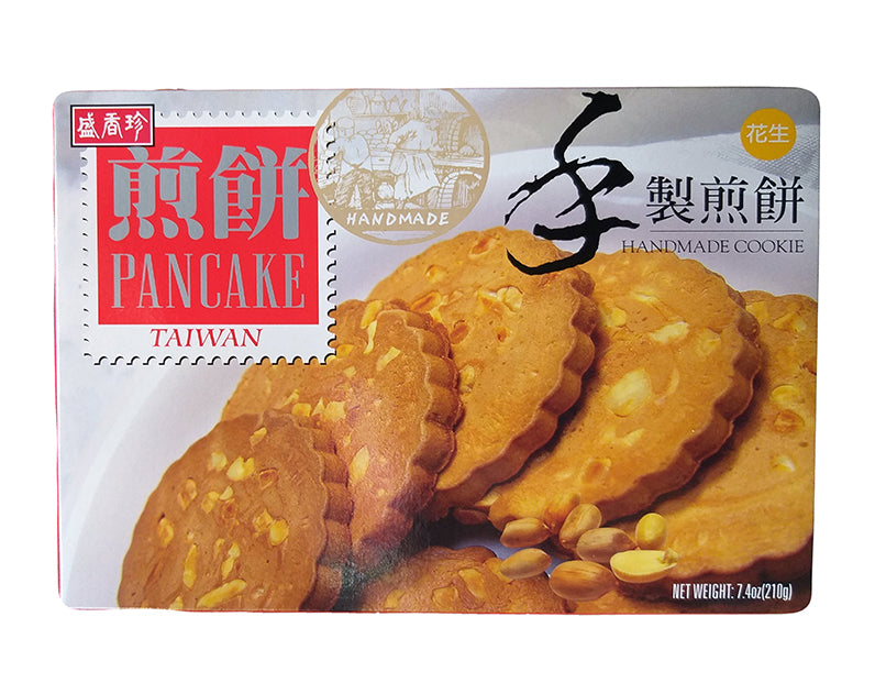 Triko Foods - Handmade Pancake Cookie (Peanut), 7.4 Ounces, (1 Box)