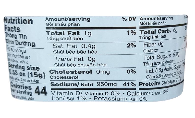 Asian Best Brand - Ca Com Chua Ngot Pickles Anchovy Fish with Chili, 14.10 Ounces, (1 Jar) - Mighty Depot