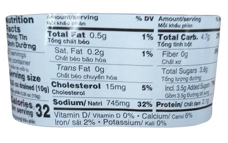 Asian Best Brand - Mam Ca Loc Phi Le Salted Mudfish Fillet in Brine, 15.17 Ounces, (1 Jar) - Mighty Depot