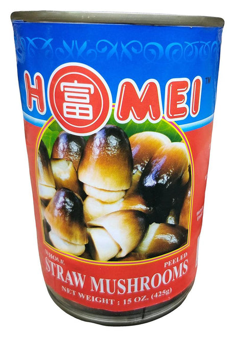 Homei - Straw Mushrooms, 15 Ounces, (1 Can) - Mighty Depot
