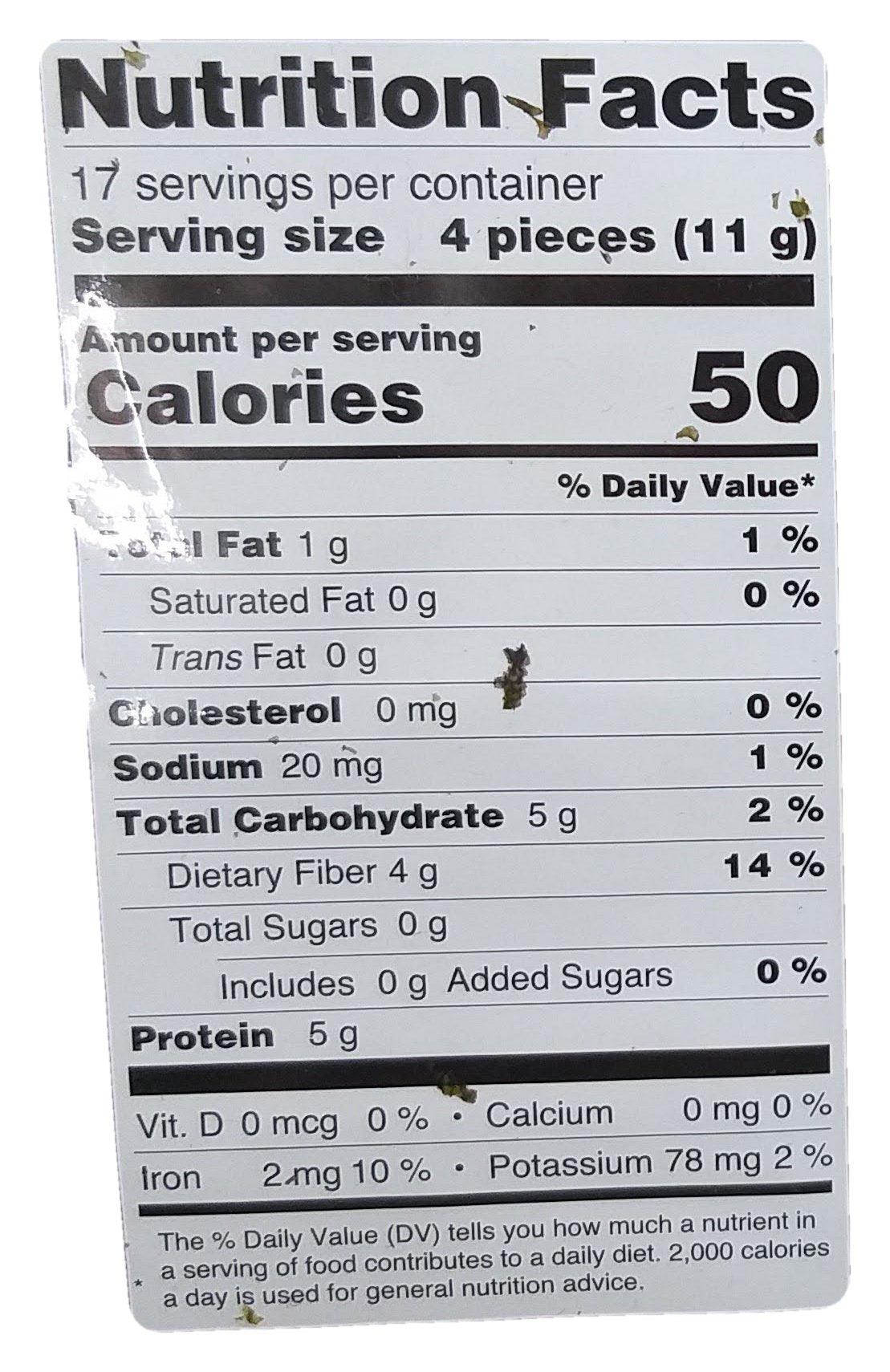 Save Plus - Sushi Nori Roasted Seaweed, 6.91 Ounces, (1 Bag) - Mighty Depot