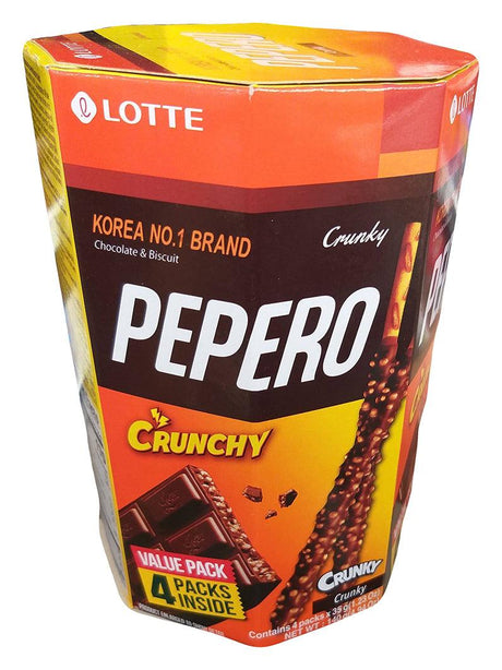 Lotte - Pepero Chocolate Sticks, 4.94 Ounces, (1 Box) - Mighty Depot