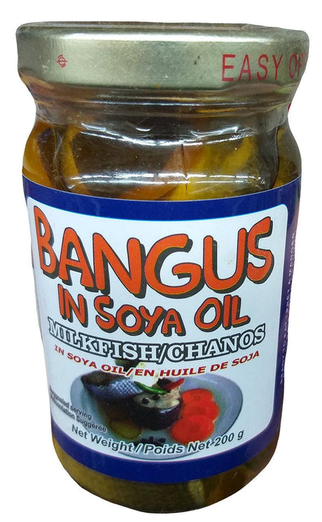 Leony's - Bangus in Soya Oil, 7.05 Ounces, (1 Jar) - Mighty Depot
