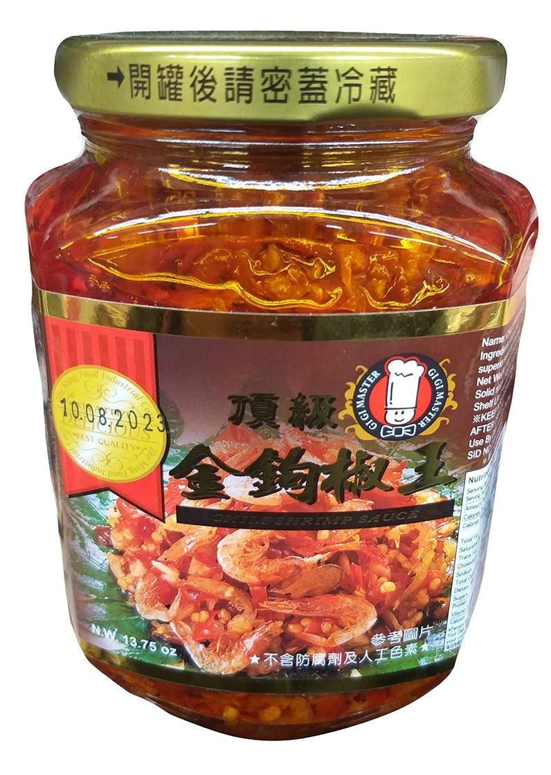 Gigi Master - Chili Shrimp Sauce, 13.75 Ounces, (1 Jar) - Mighty Depot