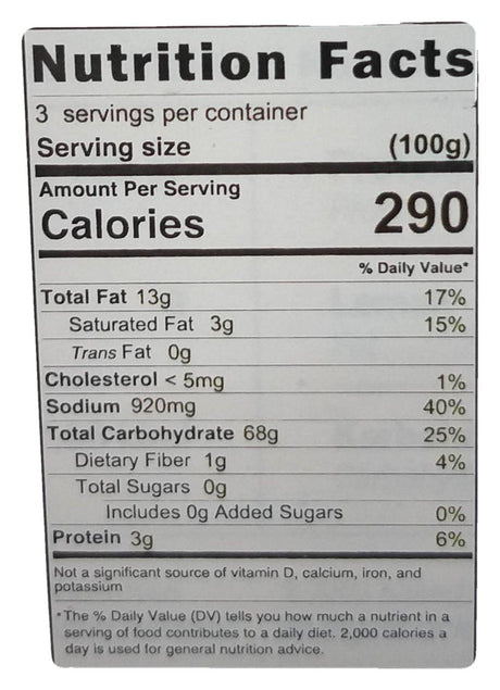 Restu Mande - Rendang Jengkol (Original), 10.5 Ounces, (1 Box) - Mighty Depot