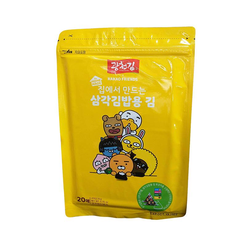 Kwang Cheon Kim - Kakao Friends Sushi Nori Sheets, 0.7 Ounces, (1 Bag) - Mighty Depot