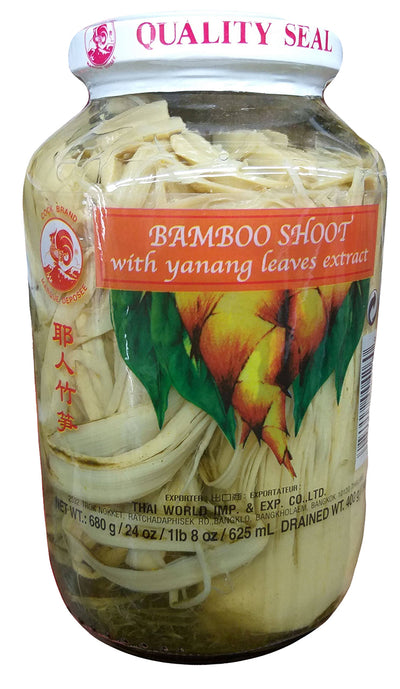 Cock Brand - Bamboo Shoot with Yanang Leaves Extract, 1.8 Pounds, (1 Jar)