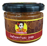 Thepthida - Fermented Fish Chili Paste, 6.3 Ounces, (1 Jar) - Mighty Depot