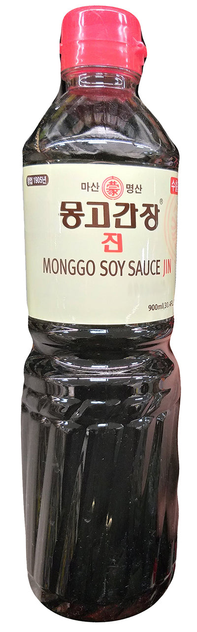 Monggo - Mongolian Soy Sauce (Jin), 1.9 Pounds, (1 Bottle)