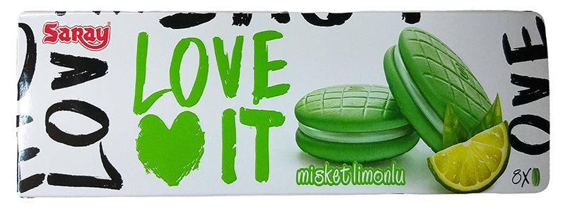 Saray - Love It Biscuits (Lime), 3.1 Ounces, (1 Box) - Mighty Depot