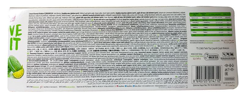 Saray - Love It Biscuits (Lime), 3.1 Ounces, (1 Box) - Mighty Depot