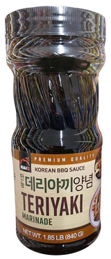 Haio - Korean BBQ Sauce Teriyaki Marinade, 1.85 Pounds, (1 Bottle) - Mighty Depot