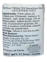 Nanguo - Yellow Capsicum Sauce, 1.1 Pounds, (1 Jar) - Mighty Depot