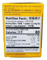 Gold Kili - Instant Ginger Turmeric Drink, 5.64 Ounces, (1 Box) - Mighty Depot