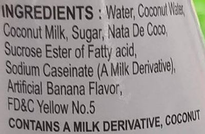 Evergreen - Non-Dairy Coconut Milk Drink (Banana), 9.8 Ounces, (1 Bottle)