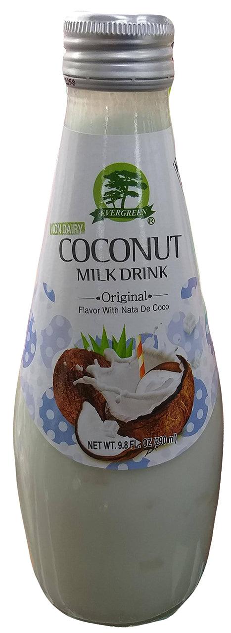 Evergreen - Non-Dairy Coconut Milk Drink (Original), 9.8 Ounces, (1 Bottle) - Mighty Depot