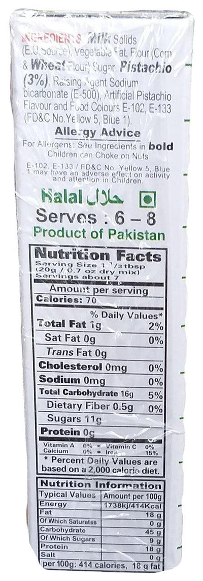 Laziza - Ras Malai Dessert Mix (Pistachio), 2.65 Ounces, (1 Box)