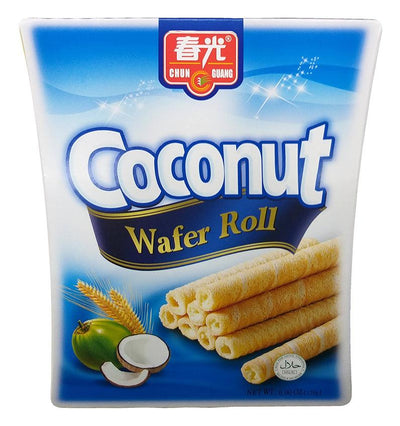 Chun Guang - Coconut Wafer Roll, 6 Ounces, (1 Box)