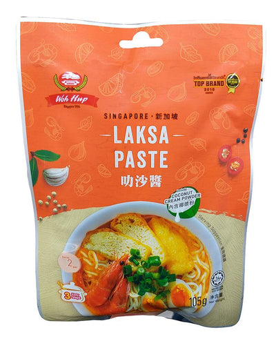 Woh Hup - Laksa Paste (Coconut Cream Powder), 3.7 Ounces, (1 Pouch)