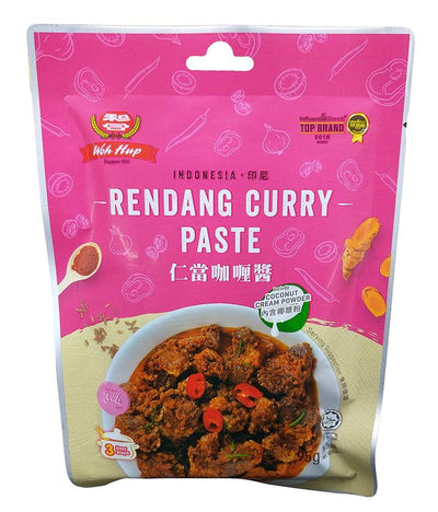 Woh Hup - Rendang Curry Paste (Coconut Cream Powder), 3.3 Ounces, (1 Pouch)