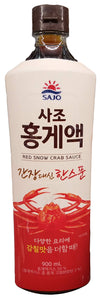 Sajo - Red Snow Crab Sauce, 1.9 Pounds, (1 Bottle)