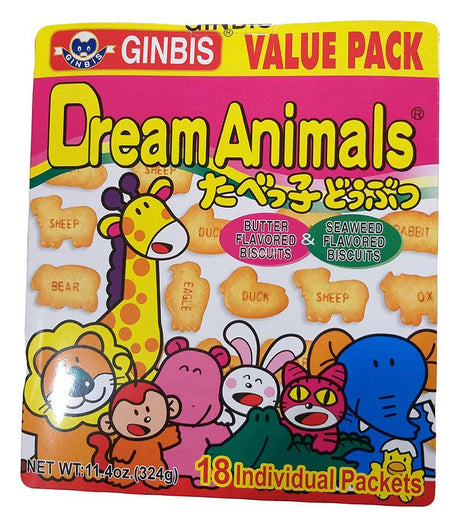 Ginbis - Dream Animals, 11.4 Ounces, (1 Box) - Mighty Depot