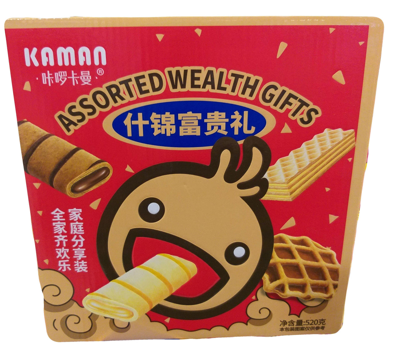 Kaman - Assorted Wealth Gifts, 1.14 Pounds, (1 Box) - Mighty Depot
