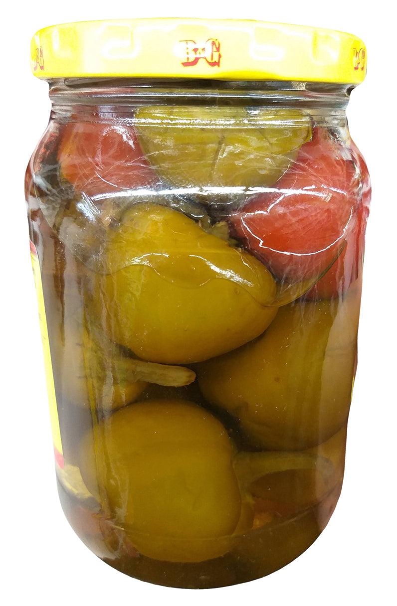 B&G - Hot Cherry Peppers (Whole), 1 Pound, (1 Jar) - Mighty Depot