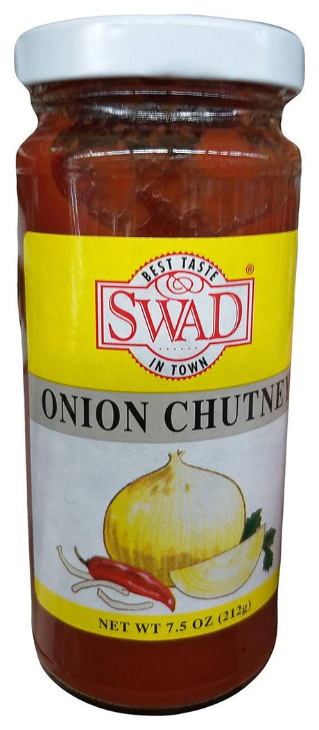 Swad - Onion Chutney, 7.5 Ounces, (1 Jar) - Mighty Depot