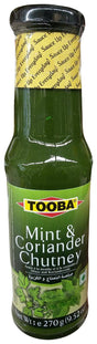 Tooba - Mint and Coriander Chutney, 9.52 Ounces, (1 Jar) - Mighty Depot