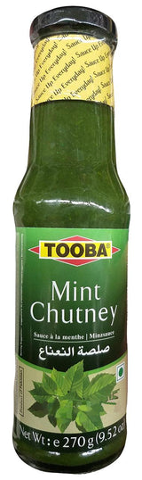 Tooba - Mint Chutney, 9.52 Ounces, (1 Jar) - Mighty Depot