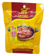 De Yi Ming Chu - Soup Base for Hot Pot (Mild Spicy), 10.5 Ounces, (1 Pouch) - Mighty Depot