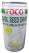 Foco - Basil Seed Drink, 11.8 Ounces, (1 Can)