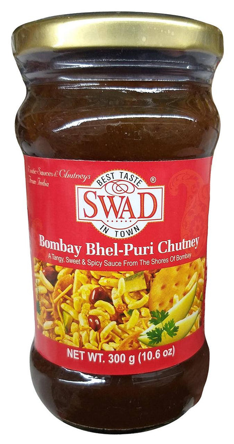 Swad - Bombay Bhel-Puri Chutney, 10.6 Ounces, (1 Jar) - Mighty Depot
