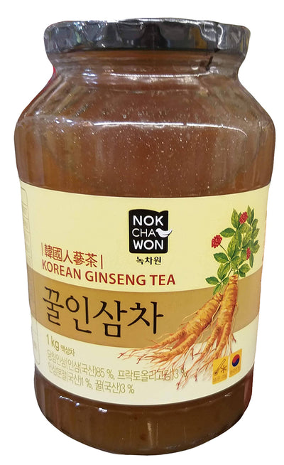 Nokchawon - Korean Ginseng Tea, 2.2 Pounds, (1 Jar)