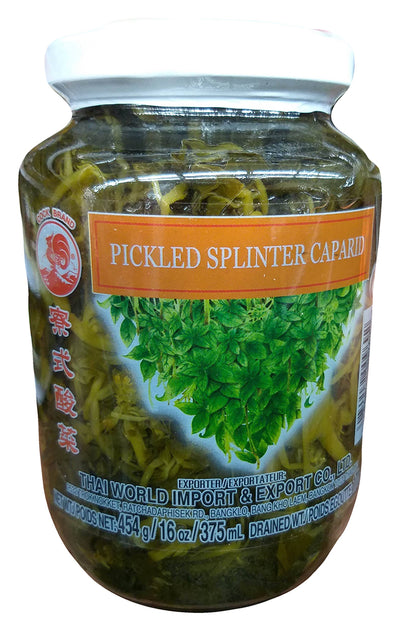 Cock Brand - Pickled Splinter Caparid, 1 Pound, (1 Jar)
