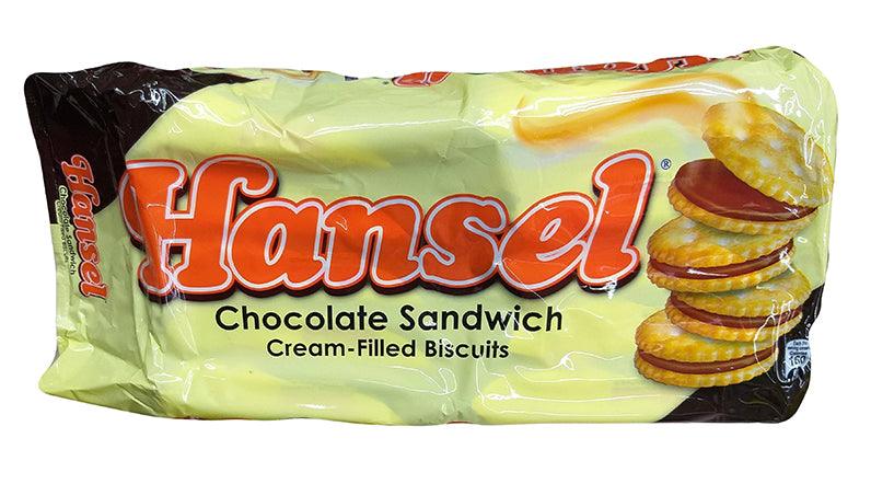 Hansel - Chocolate Sandwich Cream-Filled Biscuits, 11.28 Ounces, (1 Bag)