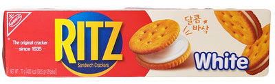 Nabisco - Ritz Sandwich Cracker (White), 2.71 Ounces, (1 Box)
