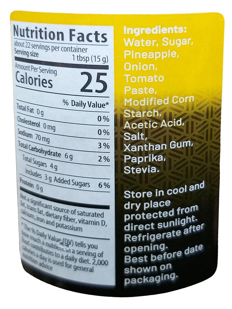 Woh Hup - Pineapple Sweet and Sour Sauce, 11.8 Ounces, (1 Jar) - Mighty Depot