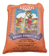 Swad - Brown Basmati Rice, 10 Pounds, (1 Bag) - Mighty Depot