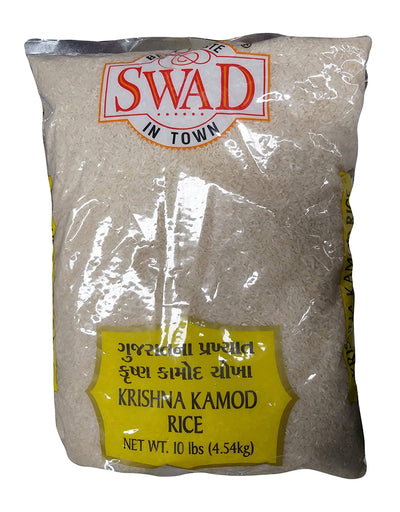 Swad - Krishna Kamod Rice, 10 Pounds, (1 Bag)
