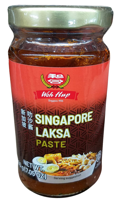 Woh Hup - Singapore  Laksa Paste, 7.05 Ounces, (1 Jar)