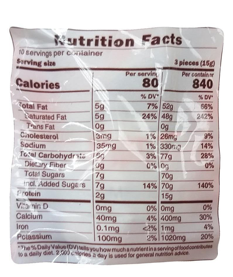 Ricoa - Flat Tops Milk Chocolate, 5.29 Ounces (1 Bag) - Mighty Depot