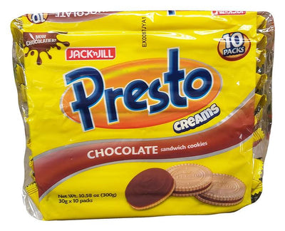 Jack'n Jill - Presto Creams (Chocolate), 10.58 Ounces (1 Bag)