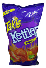 Barcel - Takiz Kettlez Fuego Potato Chips, 8 Ounces (1 Bag) - Mighty Depot