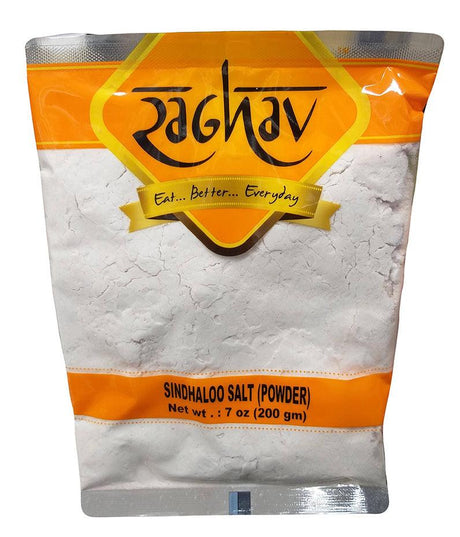 Raghav - Sindhaloo Salt (Powder), 7 Ounces, (1 Bag) - Mighty Depot
