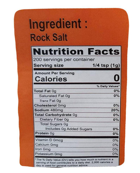 Raghav - Sindhaloo Salt (Powder), 7 Ounces, (1 Bag) - Mighty Depot